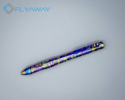 Anode Pen - Brush pattern Dark Purple, Gold, Fuchsia, Light Purple